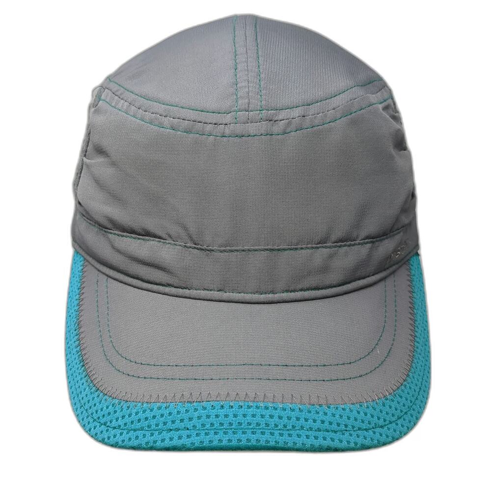 Pistil Army Cap Gray One Size Strapback Polyester Mesh Trim Breathable Hat